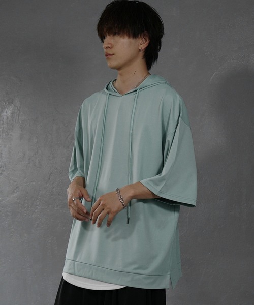 MinoriTY パーカー 「MinoriTY」ポンチ素材ビッグシルエット半袖 
