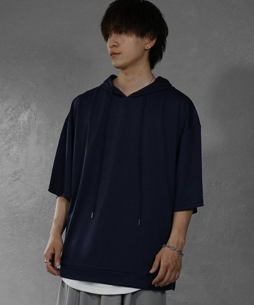 MinoriTY パーカー 「MinoriTY」ポンチ素材ビッグシルエット半袖 