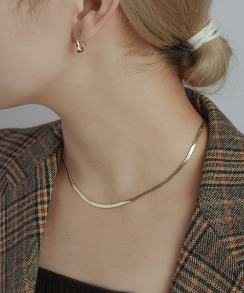 ネックレス フラットチェーン ショートネックレス 4129 Zozotown Yahoo 店 通販 Yahoo ショッピング