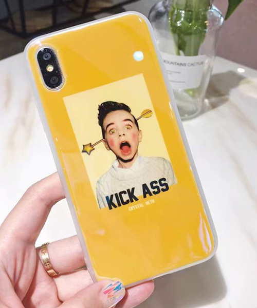 モバイルケース C U L イラスト ポップ レッド イエロー アイフォンケース Iphoneカバー Ipc415 Zozotown Paypayモール店 通販 Paypayモール
