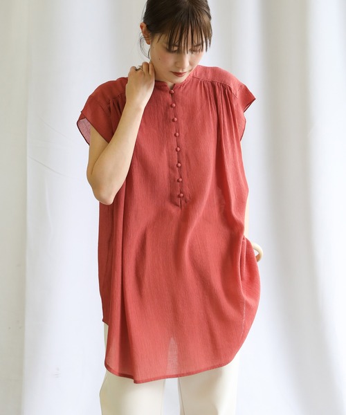 select MOCA（セレクトモカ） ブラウス シャツ 2021 SS シフォン楊柳