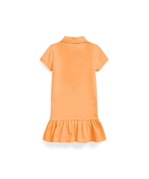 ワンピース コットン メッシュ ポロドレス RALPH ラルフ コットン メッシュ POLO LAUREN CHILDRENSWEAR，ポロ ローレン