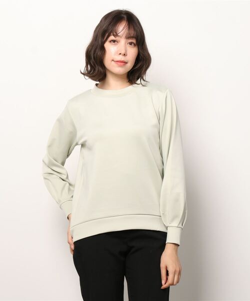 tシャツ 「SL/長袖」ハイネック コクーンシルエットプルオーバー レディース