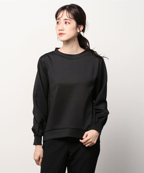 tシャツ 「SL/長袖」ハイネック コクーンシルエットプルオーバー レディース SUIT SELECT tシャツ 「SL/長袖」ハイネック コクーンシルエット