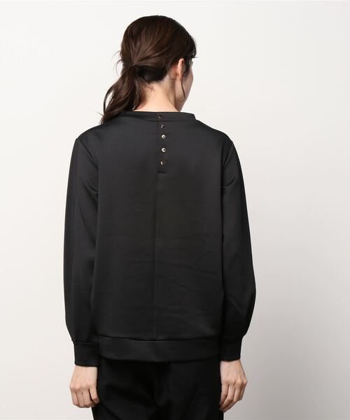 SUIT SELECT tシャツ 「SL/長袖」ハイネック コクーンシルエットプル