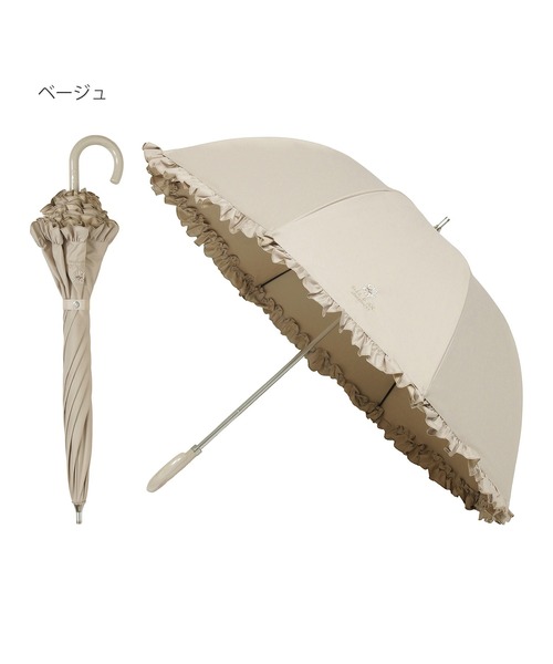 新品未使用タグ付　ポール&ジョー1級遮光99.99%以上　晴雨兼用傘アイボリー PAUL&JOE（ポール＆ジョー） 傘 「新色追加」一級遮光 晴雨兼用日傘