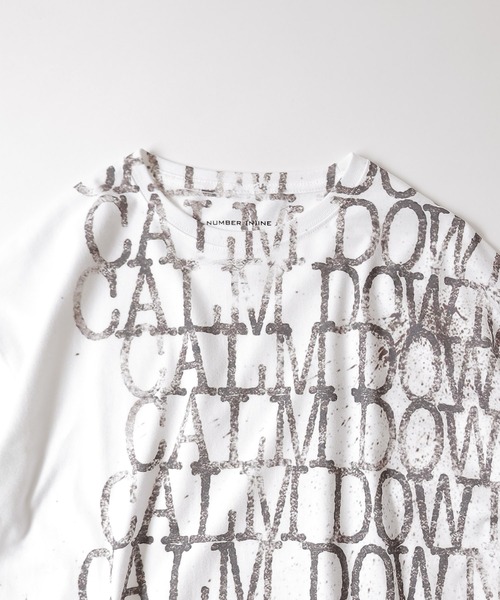 NUMBER (N)INE（ナンバーナイン） tシャツ CALM DOWN OVER T-SHIRT