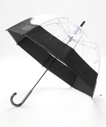 HUNTER 傘 TRANSPARENT MOUSTACHE BUBBLE UMBRELLA レディース