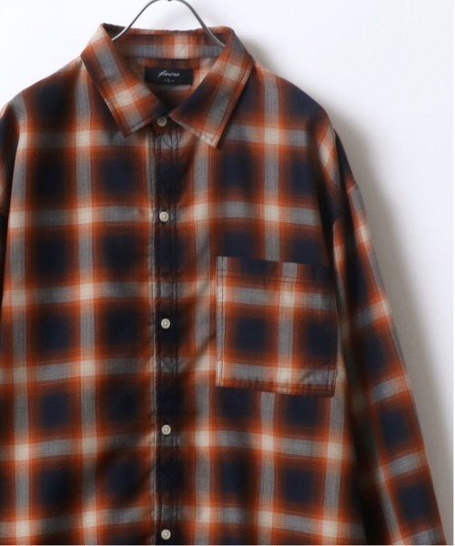 【超人気◎】NEIGHBORHOOD　ネルシャツ　オンブレチェック　美品◎ シャツ オンブレチェック レギュラーカラー ネルシャツ メンズ