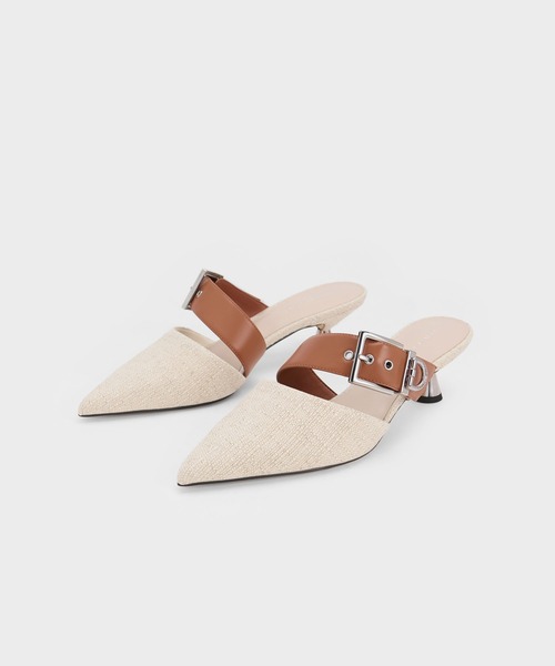 CHARLES ＆ KEITH（チャールズ&キース） サンダル アシメトリック
