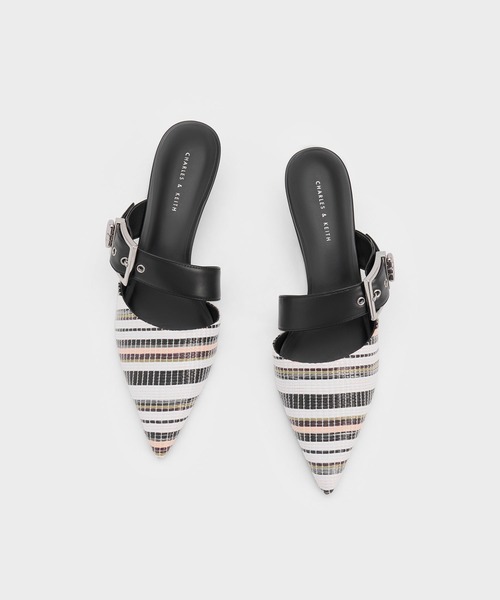 CHARLES ＆ KEITH サンダル アシメトリック バックルヒール
