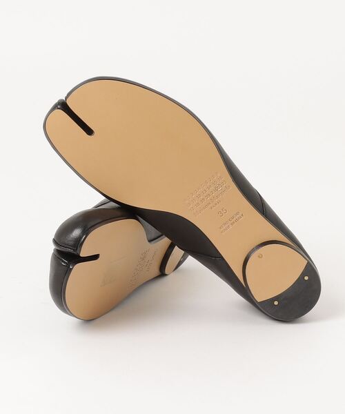 MAISON MARGIELA TABI FLAT SHOES バレリーナ シューズ Tabi ballet shoes(vintage leather)-足袋バレエシューズ-Maison