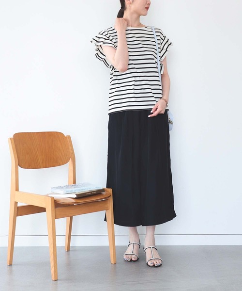 tシャツ ボーダーハートパッチプルオーバー レディース ボーダーハートパッチプルオーバーカットソー | FREDY & GLOSTER