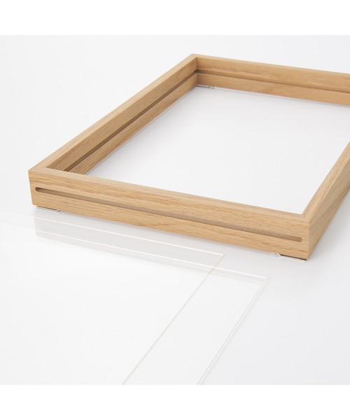 無印良品（MUJI） 写真立て 木製フレーム・A4サイズ用 有効表示寸法