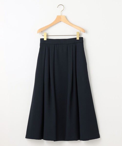 レディース スカート 「洗える・4色展開」ウーステッドライクギャバ  