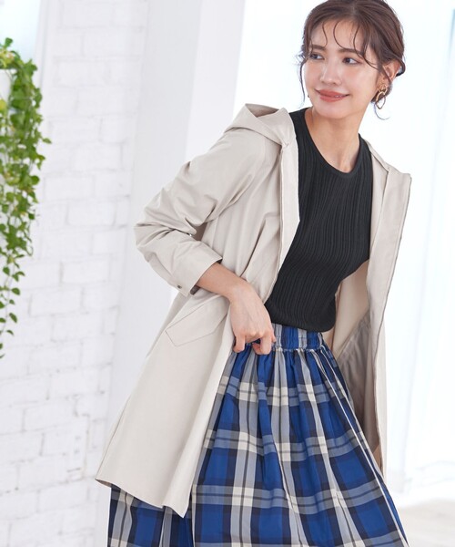 スプリングコート ウィンドブレーカー ミドル丈 S/2XL foc184-01.jpg