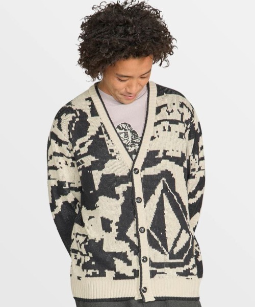 VOLCOM TT COLLAGE CARDIGAN カーディガン カーディガン 「VOLCOM」TT COLLAGE CARDIGAN