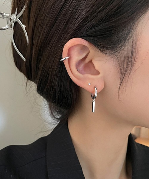 ピアス rie NO WAY ピアス バーデザインスウェイリングピアス/ペア(RZ