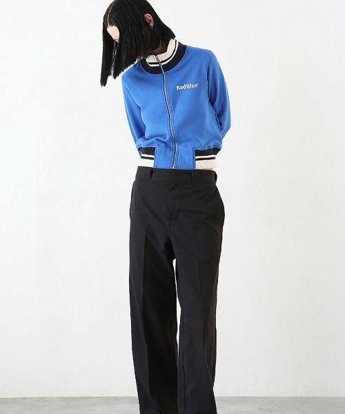 BadBlue（バッドブルー） ジャージ Logo Crop Zipup Jersey Blue