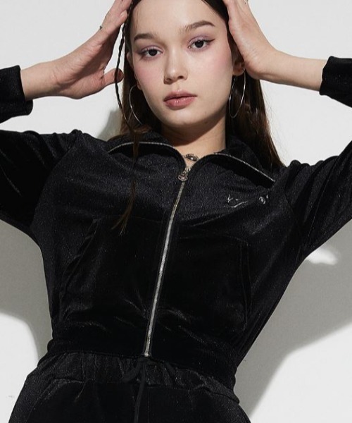 パーカー OW VELVET ZIP UP レディース LUVISTRUE パーカー OW VELVET ZIP UP レディース : ZOZOTOWN