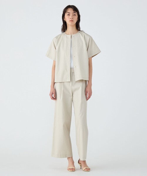 TOMORROWLAND collection ブラウス シャツ コットンギャバジン