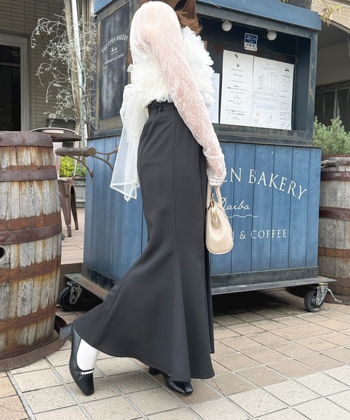 apres jour ベスト ジレ チュールバックリボンビスチェ