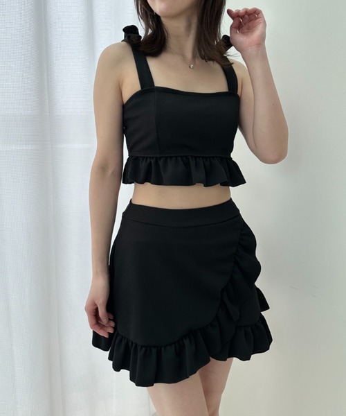 gossip!ロサンゼルス 水着 レースアップアクセントガーリー