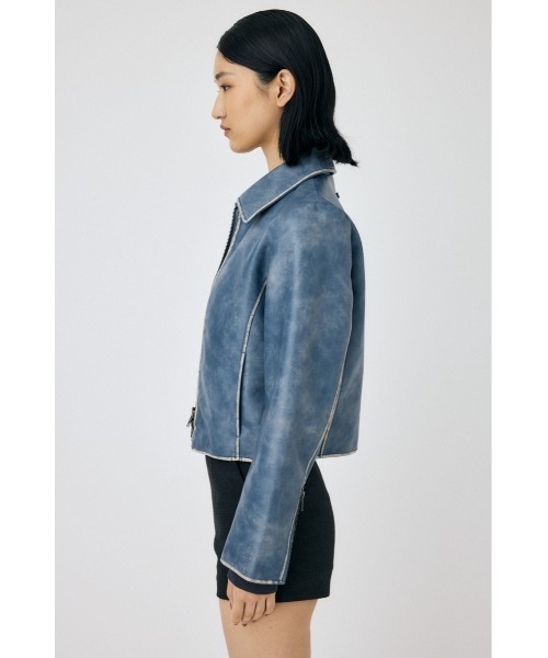 MOUSSY（マウジー） コート アウター FAUX LEATHER MINIMAL ジャケット