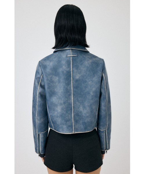 MOUSSY コート アウター FAUX LEATHER MINIMAL ジャケット