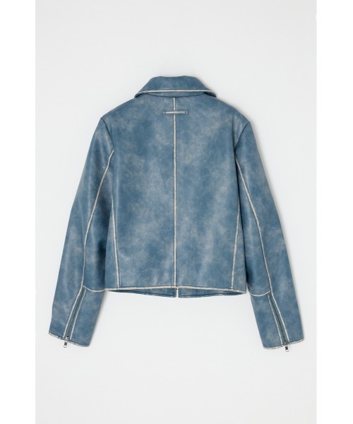 moussy OVERSIZED LEATHER ジャケット MOUSSY コート アウター FAUX LEATHER MINIMAL ジャケット