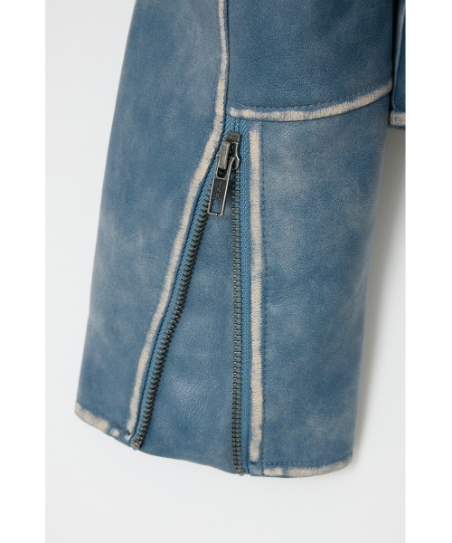 MOUSSY コート アウター FAUX LEATHER MINIMAL ジャケット