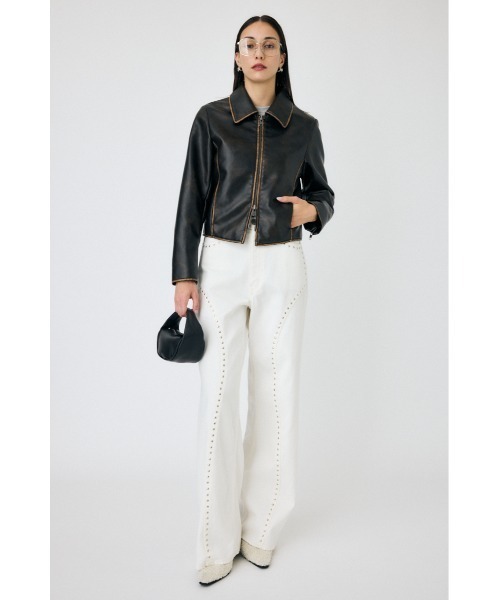 MOUSSY AGED LEATHER ジャケット moussy レザージャケット