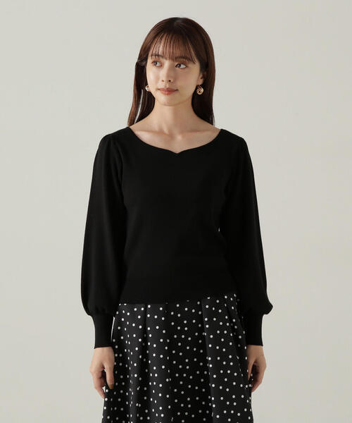 ニット セーター ハートカット総針ニット / 1214270903 レディース PROPORTION BODY DRESSING ニット セーター ハートカット総針