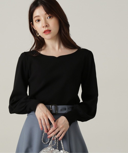 ニット セーター ハートカット総針ニット / 1214270903 レディース PROPORTION BODY DRESSING ニット セーター ハートカット総針