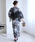 浴衣 浴衣3点セット 誉田屋源兵衛 人用心 黒...の詳細画像4