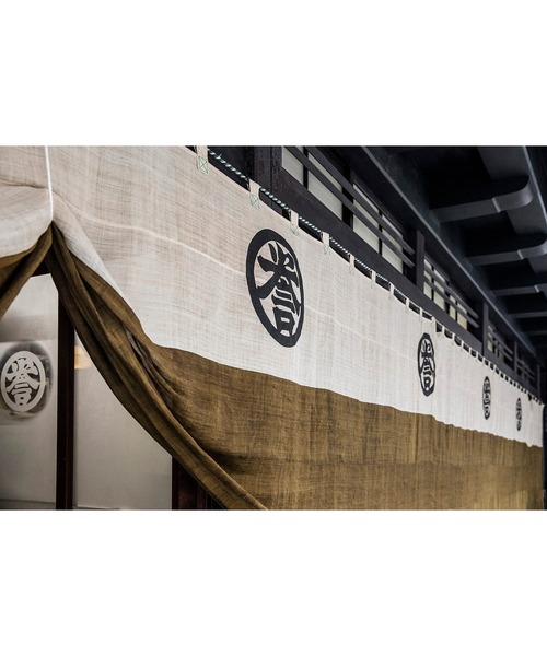 utatane 浴衣 浴衣3点セット 誉田屋源兵衛 人用心 黒/茶 日本製浴衣