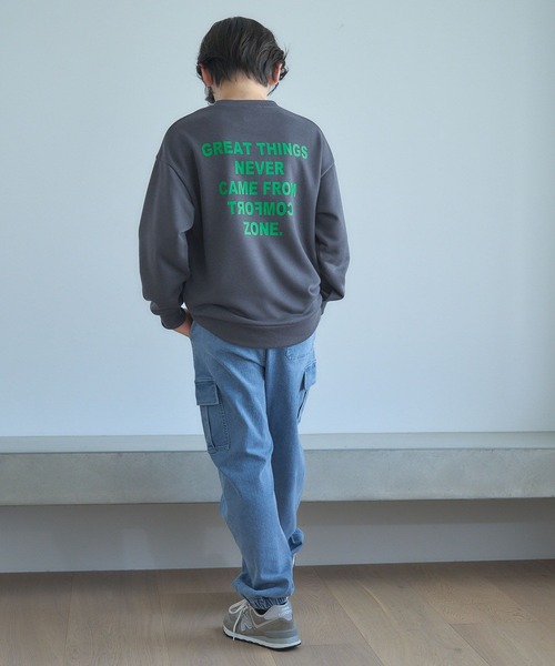 GLOBAL WORK（グローバルワーク） トレーナー 乾きやすいプリント