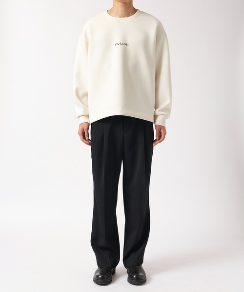 CULLNI トレーナー スウェット Logo Embroidery Double Knit
