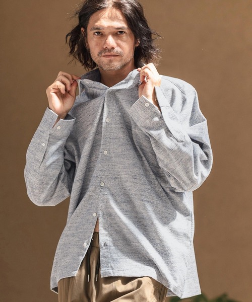 CAMBIO（カンビオ） シャツ ms5817-ハイカット起毛トップシャツ メンズ