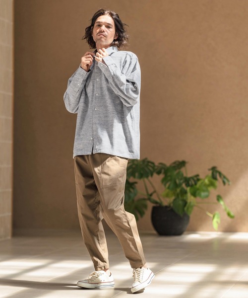 CAMBIO（カンビオ） シャツ ms5817-ハイカット起毛トップシャツ メンズ