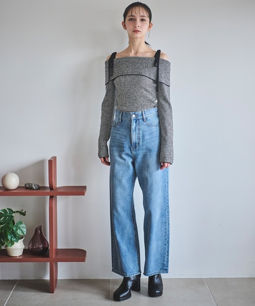 31 sons de mode ハイウエストデニムパンツ　36 サイズ 31 Sons de mode（トランテアン ソン ドゥ モード）の「ハイ