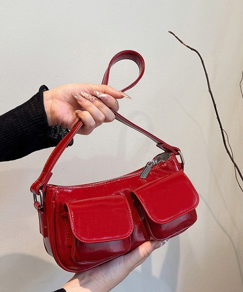 ショルダーバッグ バッグ 「M2SUQARED/エムツースクエア」ポケット