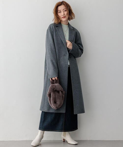 コート チェスターコート 「滝沢眞規子さん着用」ウールカシミヤ