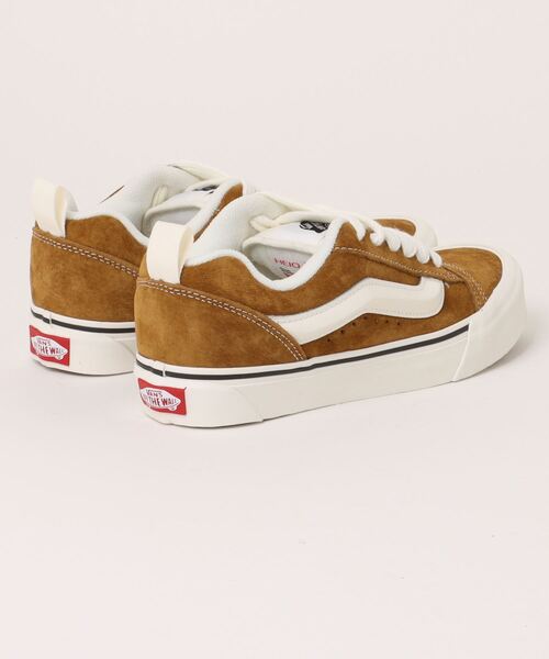 【VANS】KNU SKOOL PIG SUEDE PLAID 国内発送 Vans Knu Skool Shoes - black (pig suede plaid gray/black)