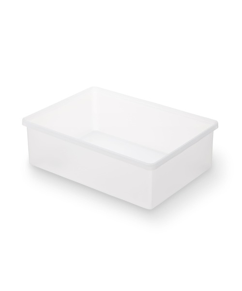 無印良品（MUJI） 収納 ポリプロピレン 収納ボックス ワイド 小 約幅