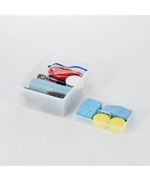 無印良品（MUJI） 収納 ポリプロピレン 収納ボックス ワイド 小 約幅