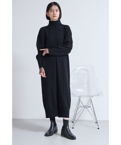 &. NOSTALGIA（ノスタルジア） ワンピース タートルニットワンピース