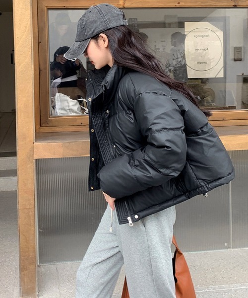 H.TOKYO ダウンコート ダウンジャケット 短丈 中綿ダウンジャケット
