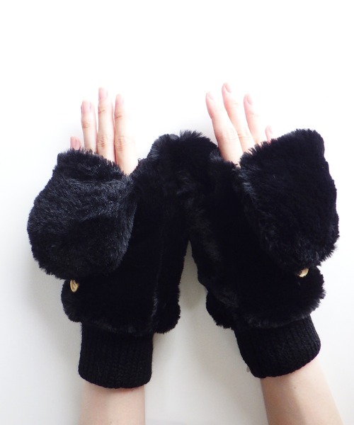 AVALON 手袋 エコファーミトン レディース : ZOZOTOWN Yahoo!店 - 通販