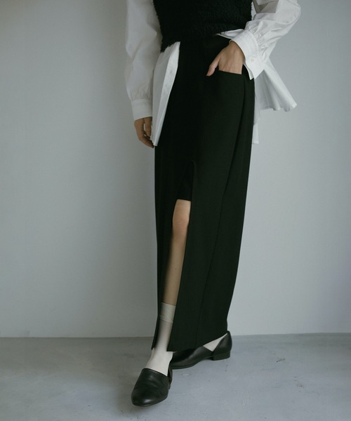 MANOF（マノフ） スカート SLIT LAYERED SKIRT : ZOZOTOWN Yahoo!店